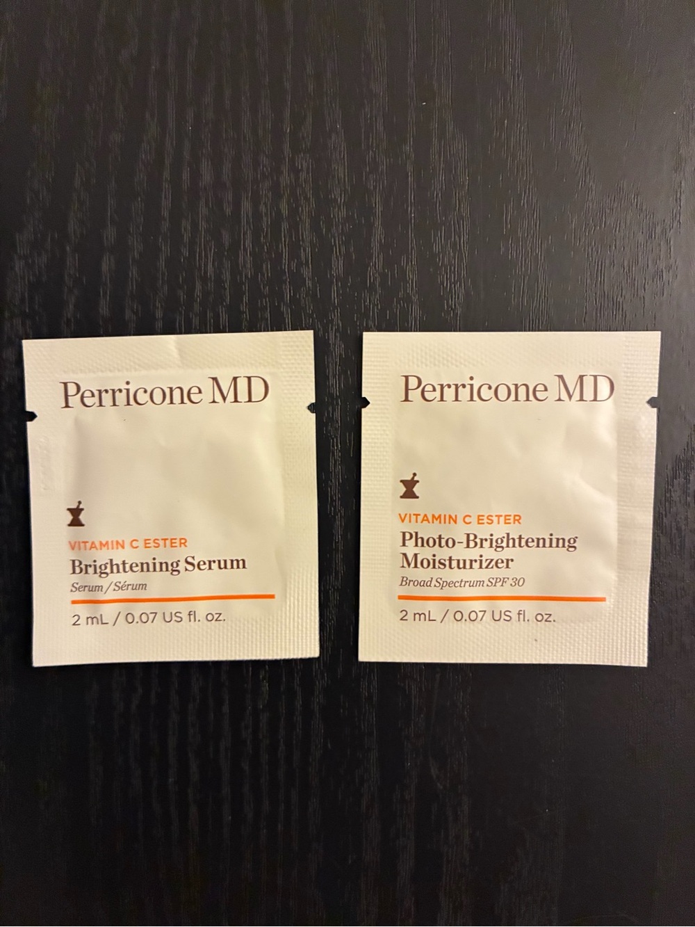 Perricone MD Vitamin C Ester Skincare Sample Duo